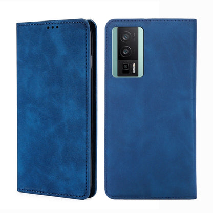 Skin Feel Magnetic Horizontal Flip Leather Phone Case, For Xiaomi Redmi K60 / K60 Pro, For Honor 80 GT, For OnePlus 11