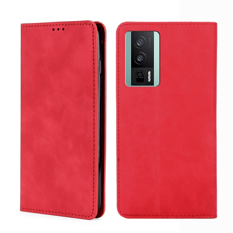 Skin Feel Magnetic Horizontal Flip Leather Phone Case, For Xiaomi Redmi K60 / K60 Pro, For Honor 80 GT, For OnePlus 11