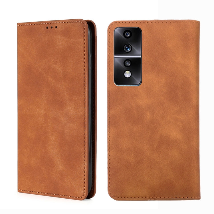 Skin Feel Magnetic Horizontal Flip Leather Phone Case, For Xiaomi Redmi K60 / K60 Pro, For Honor 80 GT, For OnePlus 11