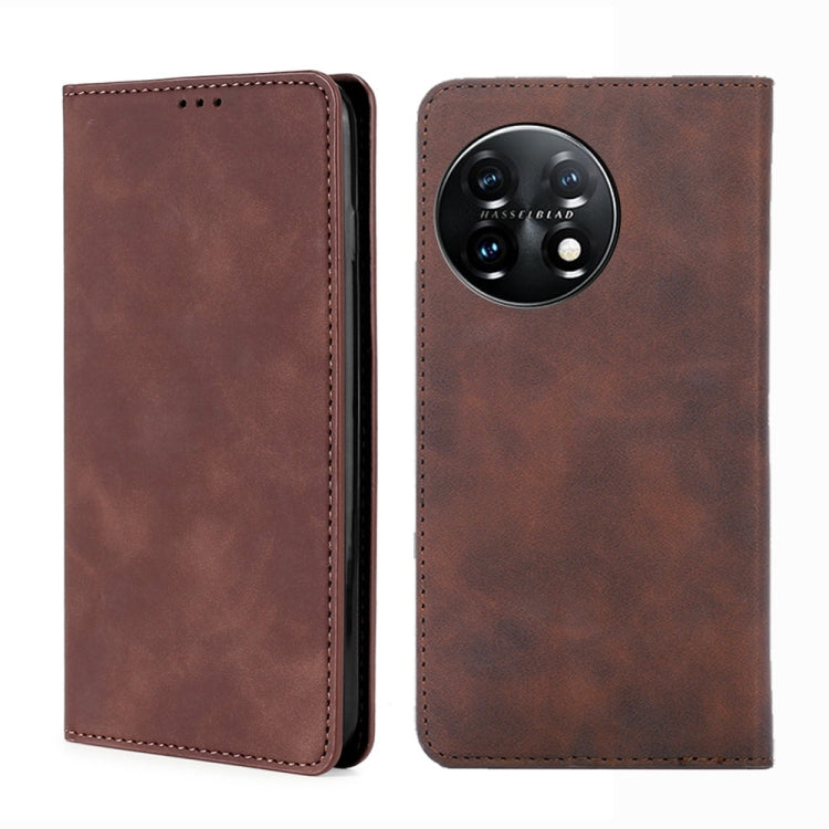 Skin Feel Magnetic Horizontal Flip Leather Phone Case, For Xiaomi Redmi K60 / K60 Pro, For Honor 80 GT, For OnePlus 11