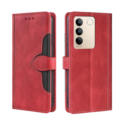 Skin Feel Magnetic Buckle Leather Phone Case, For vivo S16 / S16 Pro, For vivo Y02 4G, For Fujitsu Arrows N F-51C, For Xiaomi Redmi K60E, For Xiaomi Redmi K60 / K60 Pro, For Honor 80 GT
