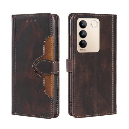 Skin Feel Magnetic Buckle Leather Phone Case, For vivo S16 / S16 Pro, For vivo Y02 4G, For Fujitsu Arrows N F-51C, For Xiaomi Redmi K60E, For Xiaomi Redmi K60 / K60 Pro, For Honor 80 GT