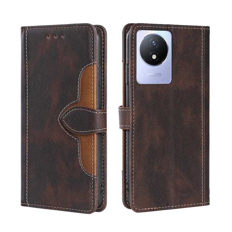 Skin Feel Magnetic Buckle Leather Phone Case, For vivo S16 / S16 Pro, For vivo Y02 4G, For Fujitsu Arrows N F-51C, For Xiaomi Redmi K60E, For Xiaomi Redmi K60 / K60 Pro, For Honor 80 GT