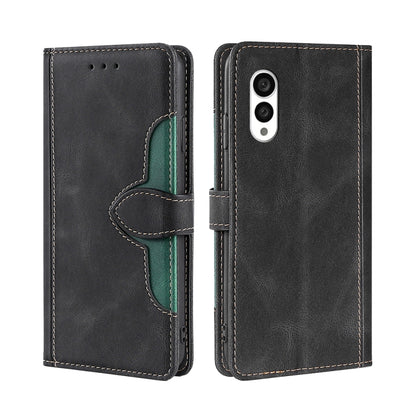 Skin Feel Magnetic Buckle Leather Phone Case, For vivo S16 / S16 Pro, For vivo Y02 4G, For Fujitsu Arrows N F-51C, For Xiaomi Redmi K60E, For Xiaomi Redmi K60 / K60 Pro, For Honor 80 GT