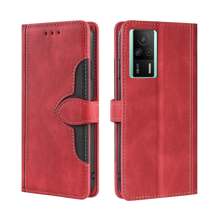Skin Feel Magnetic Buckle Leather Phone Case, For vivo S16 / S16 Pro, For vivo Y02 4G, For Fujitsu Arrows N F-51C, For Xiaomi Redmi K60E, For Xiaomi Redmi K60 / K60 Pro, For Honor 80 GT