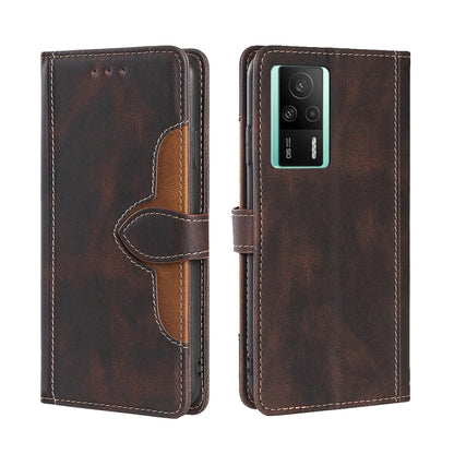 Skin Feel Magnetic Buckle Leather Phone Case, For vivo S16 / S16 Pro, For vivo Y02 4G, For Fujitsu Arrows N F-51C, For Xiaomi Redmi K60E, For Xiaomi Redmi K60 / K60 Pro, For Honor 80 GT