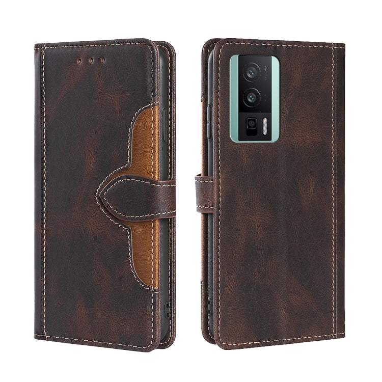Skin Feel Magnetic Buckle Leather Phone Case, For vivo S16 / S16 Pro, For vivo Y02 4G, For Fujitsu Arrows N F-51C, For Xiaomi Redmi K60E, For Xiaomi Redmi K60 / K60 Pro, For Honor 80 GT