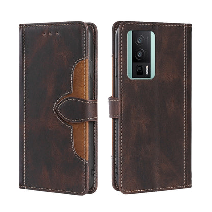 Skin Feel Magnetic Buckle Leather Phone Case, For vivo S16 / S16 Pro, For vivo Y02 4G, For Fujitsu Arrows N F-51C, For Xiaomi Redmi K60E, For Xiaomi Redmi K60 / K60 Pro, For Honor 80 GT