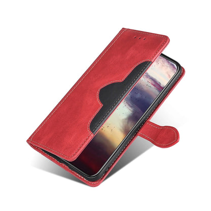 Skin Feel Magnetic Buckle Leather Phone Case, For OnePlus 11