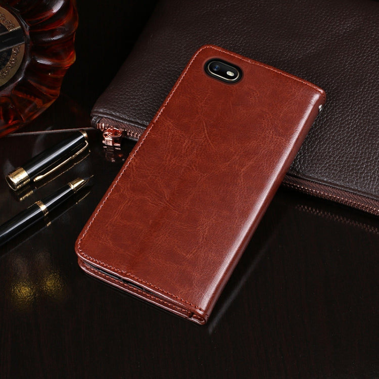 idewei Crazy Horse Texture Horizontal Flip Leather Case with Holder & Card Slots & Wallet, For OPPO A1K, For OPPO A3S, For OPPO A5 (2020)