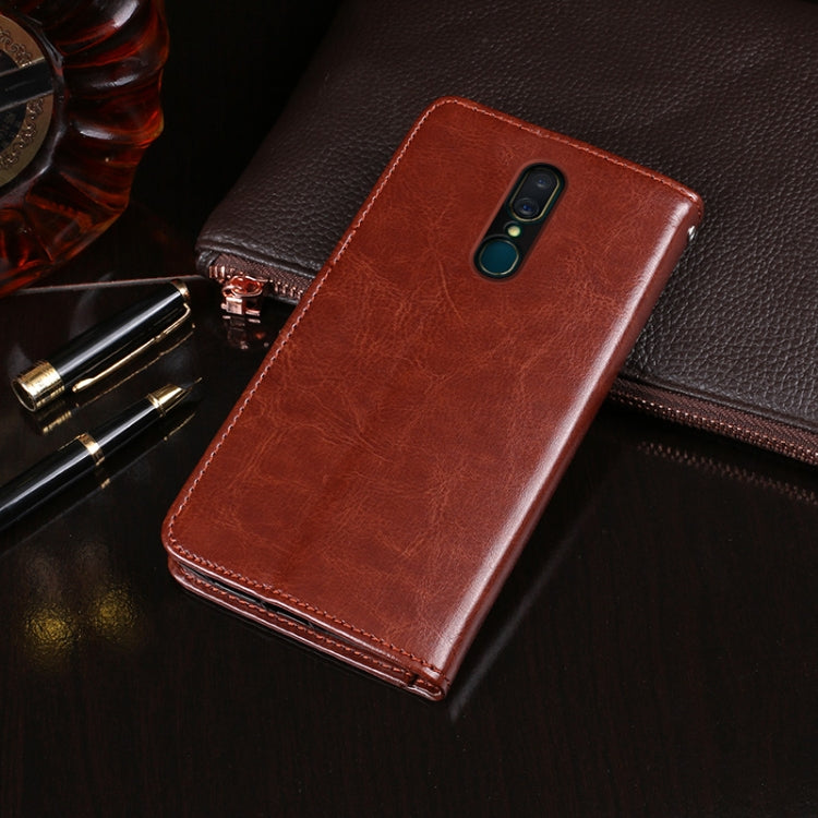 idewei Crazy Horse Texture Horizontal Flip Leather Case with Holder & Card Slots & Wallet, For OPPO F11, For OPPO F11 Pro, For OPPO F15