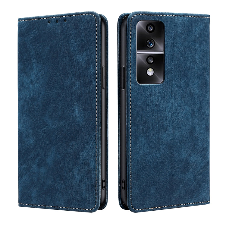 RFID Anti-theft Brush Magnetic Leather Phone Case, For Xiaomi Redmi K60 / K60 Pro, For Honor 80 GT, For OnePlus 11