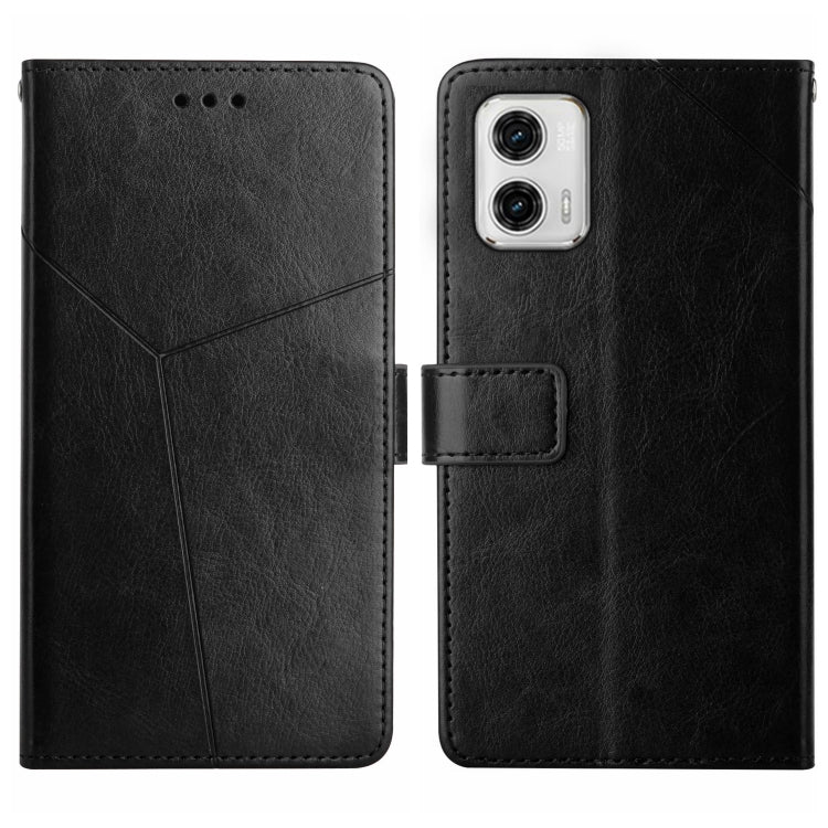 HT01 Y-shaped Pattern Flip Leather Phone Case, For Motorola Moto G73 5G, For OPPO A58 5G/A78 5G, For OPPO Reno8 T 4G, For TCL 40 SE