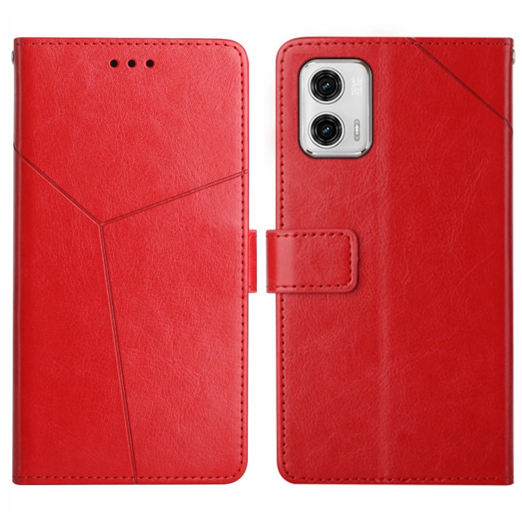 HT01 Y-shaped Pattern Flip Leather Phone Case, For Motorola Moto G73 5G, For OPPO A58 5G/A78 5G, For OPPO Reno8 T 4G, For TCL 40 SE