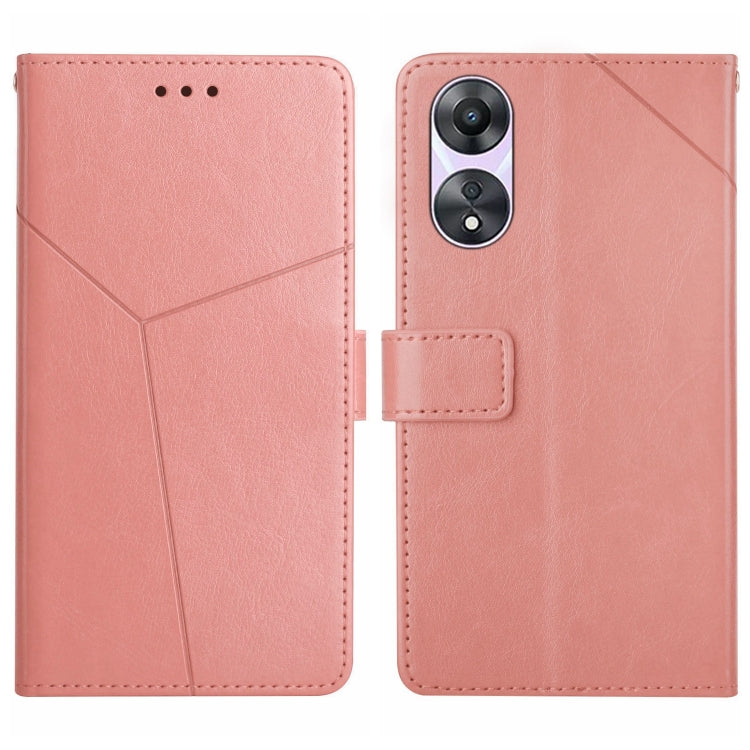 HT01 Y-shaped Pattern Flip Leather Phone Case, For Motorola Moto G73 5G, For OPPO A58 5G/A78 5G, For OPPO Reno8 T 4G, For TCL 40 SE