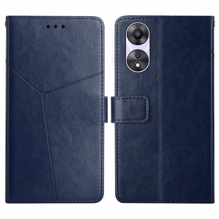 HT01 Y-shaped Pattern Flip Leather Phone Case, For Motorola Moto G73 5G, For OPPO A58 5G/A78 5G, For OPPO Reno8 T 4G, For TCL 40 SE