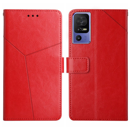 HT01 Y-shaped Pattern Flip Leather Phone Case, For Motorola Moto G73 5G, For OPPO A58 5G/A78 5G, For OPPO Reno8 T 4G, For TCL 40 SE