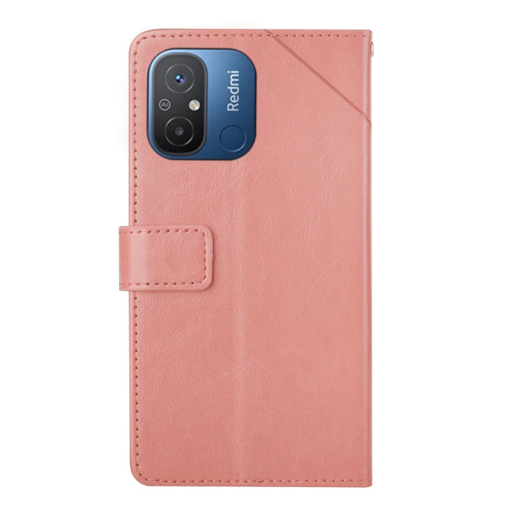 HT01 Y-shaped Pattern Flip Leather Phone Case, For Xiaomi Redmi 11A 4G
