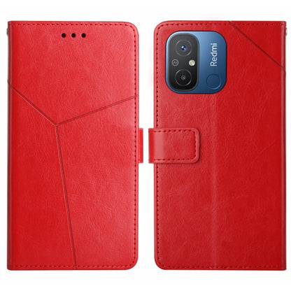 HT01 Y-shaped Pattern Flip Leather Phone Case, For Xiaomi Redmi 11A 4G