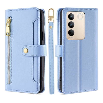 Sheep Texture Cross-body Zipper Wallet Leather Phone Case, For vivo S16 / S16 Pro, For vivo Y02 4G, For Fujitsu Arrows N F-51C, For Xiaomi Redmi K60E