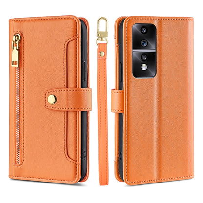 Sheep Texture Cross-body Zipper Wallet Leather Phone Case, For Xiaomi Redmi K60 / K60 Pro, For Honor 80 GT, For OnePlus 11