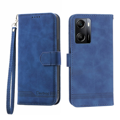 Dierfeng Dream Line TPU + PU Leather Phone Case, For OPPO A17, For OPPO A57 4G, For OPPO A57 5G, For OPPO Reno8