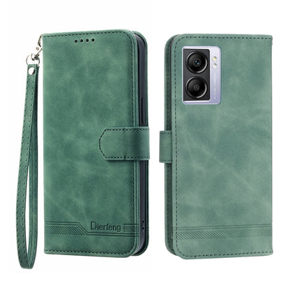 Dierfeng Dream Line TPU + PU Leather Phone Case, For OPPO A17, For OPPO A57 4G, For OPPO A57 5G, For OPPO Reno8