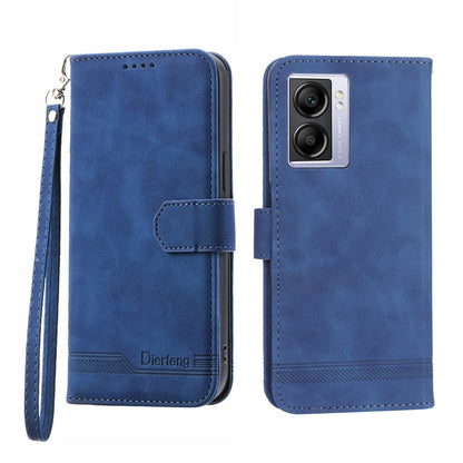 Dierfeng Dream Line TPU + PU Leather Phone Case, For OPPO A17, For OPPO A57 4G, For OPPO A57 5G, For OPPO Reno8