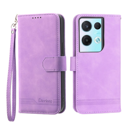 Dierfeng Dream Line TPU + PU Leather Phone Case, For OPPO A17, For OPPO A57 4G, For OPPO A57 5G, For OPPO Reno8