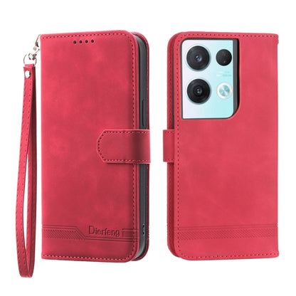 Dierfeng Dream Line TPU + PU Leather Phone Case, For OPPO A17, For OPPO A57 4G, For OPPO A57 5G, For OPPO Reno8