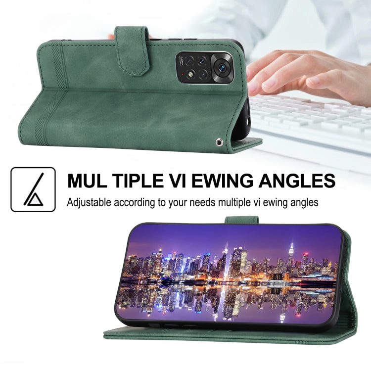 Dierfeng Dream Line TPU + PU Leather Phone Case, For Xiaomi Redmi Note 11 / Note 11S, For Xiaomi Redmi Note 11 Pro Foreign, For Xiaomi Redmi 10C, For Xiaomi Redmi 10A