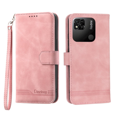 Dierfeng Dream Line TPU + PU Leather Phone Case, For Xiaomi Redmi Note 11 / Note 11S, For Xiaomi Redmi Note 11 Pro Foreign, For Xiaomi Redmi 10C, For Xiaomi Redmi 10A