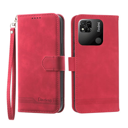 Dierfeng Dream Line TPU + PU Leather Phone Case, For Xiaomi Redmi Note 11 / Note 11S, For Xiaomi Redmi Note 11 Pro Foreign, For Xiaomi Redmi 10C, For Xiaomi Redmi 10A