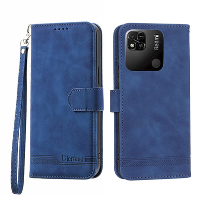 Dierfeng Dream Line TPU + PU Leather Phone Case, For Xiaomi Redmi Note 11 / Note 11S, For Xiaomi Redmi Note 11 Pro Foreign, For Xiaomi Redmi 10C, For Xiaomi Redmi 10A