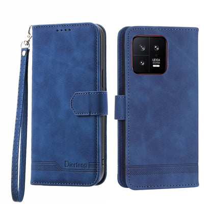Dierfeng Dream Line TPU + PU Leather Phone Case, For Xiaomi 12 Ultra, For Xiaomi 13, For Xiaomi 13 Pro, For Xiaomi Poco C40