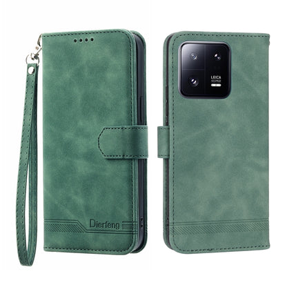 Dierfeng Dream Line TPU + PU Leather Phone Case, For Xiaomi 12 Ultra, For Xiaomi 13, For Xiaomi 13 Pro, For Xiaomi Poco C40