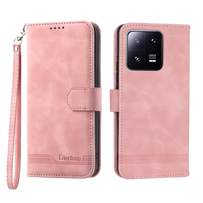 Dierfeng Dream Line TPU + PU Leather Phone Case, For Xiaomi 12 Ultra, For Xiaomi 13, For Xiaomi 13 Pro, For Xiaomi Poco C40