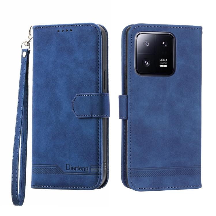 Dierfeng Dream Line TPU + PU Leather Phone Case, For Xiaomi 12 Ultra, For Xiaomi 13, For Xiaomi 13 Pro, For Xiaomi Poco C40