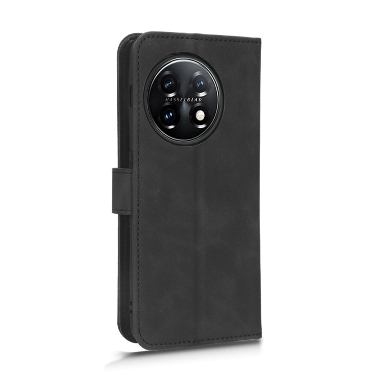 Skin Feel Magnetic Flip Leather Phone Case, For OnePlus 11