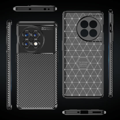 Carbon Fiber Texture Shockproof TPU Phone Case, For OnePlus Ace 2 5G/11R