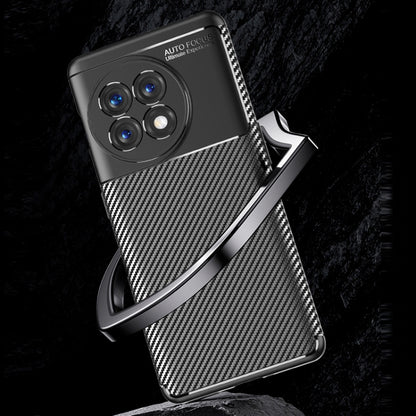 Carbon Fiber Texture Shockproof TPU Phone Case, For OnePlus Ace 2 5G/11R