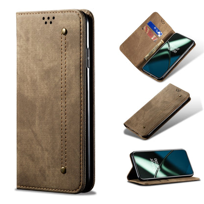 Denim Texture Flip Leather Phone Case, For OnePlus 11, For OnePlus 11R, For OnePlus Ace 2 5G, For vivo iQOO 11, For Samsung Galaxy A54 5G