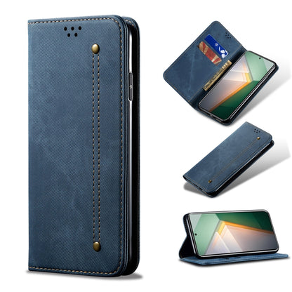 Denim Texture Flip Leather Phone Case, For OnePlus 11, For OnePlus 11R, For OnePlus Ace 2 5G, For vivo iQOO 11, For Samsung Galaxy A54 5G