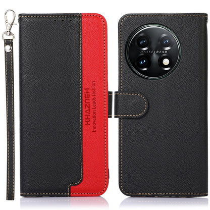 KHAZNEH Litchi Texture Leather RFID Phone Case, For OnePlus 11, For OnePlus Nord CE 3 Lite, For Motorola Moto E13, For Motorola Moto G53 5G