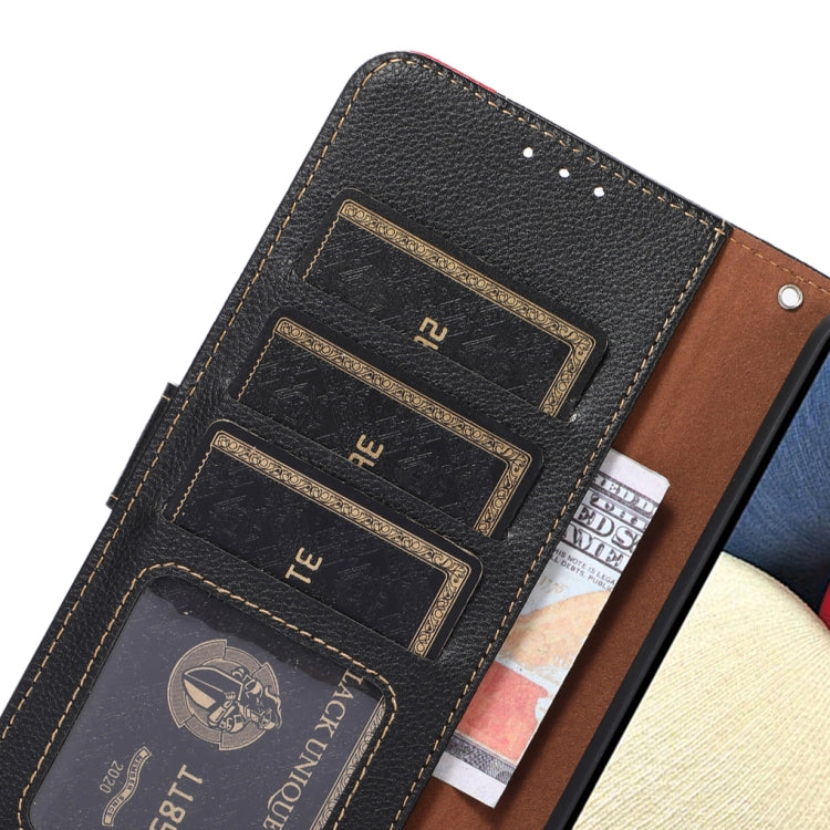 KHAZNEH Litchi Texture Leather RFID Phone Case, For OnePlus 11, For OnePlus Nord CE 3 Lite, For Motorola Moto E13, For Motorola Moto G53 5G