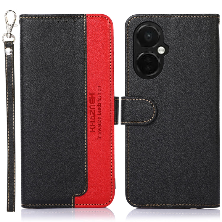 KHAZNEH Litchi Texture Leather RFID Phone Case, For OnePlus 11, For OnePlus Nord CE 3 Lite, For Motorola Moto E13, For Motorola Moto G53 5G