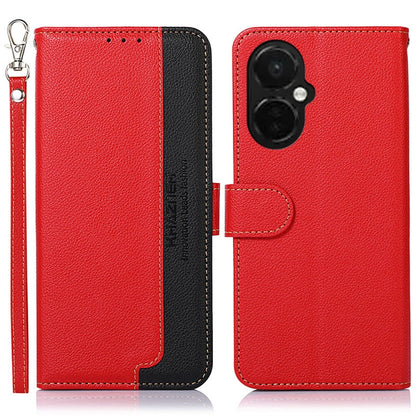 KHAZNEH Litchi Texture Leather RFID Phone Case, For OnePlus 11, For OnePlus Nord CE 3 Lite, For Motorola Moto E13, For Motorola Moto G53 5G