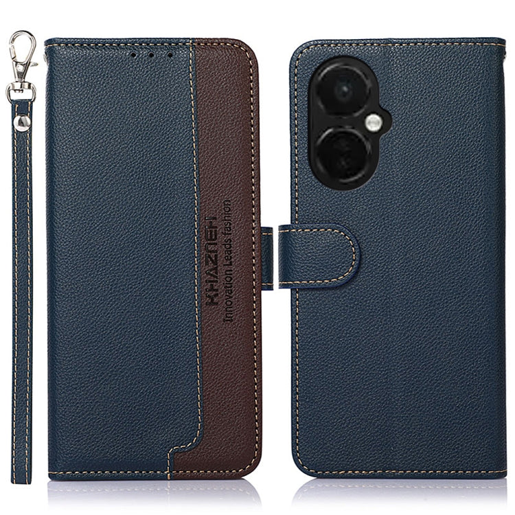 KHAZNEH Litchi Texture Leather RFID Phone Case, For OnePlus 11, For OnePlus Nord CE 3 Lite, For Motorola Moto E13, For Motorola Moto G53 5G