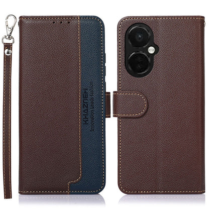 KHAZNEH Litchi Texture Leather RFID Phone Case, For OnePlus 11, For OnePlus Nord CE 3 Lite, For Motorola Moto E13, For Motorola Moto G53 5G
