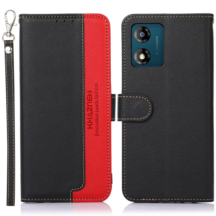 KHAZNEH Litchi Texture Leather RFID Phone Case, For OnePlus 11, For OnePlus Nord CE 3 Lite, For Motorola Moto E13, For Motorola Moto G53 5G